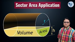 Volume of Water in a Pipe Trigonometry Application of Area Radian Measurements IBSL screenshot 5