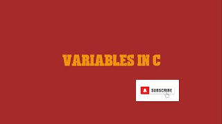 VARIABLES IN C #basicsofclanguage#tamiltutorial#freetutorial#youtubelearning#cprogramminglanguage#