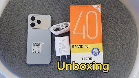 Tecno Spark 40 Unboxing Details And Camera Review First Impression