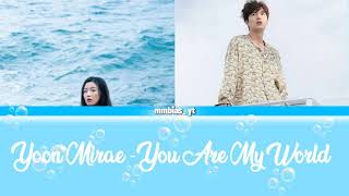 [KARAOKE] Yoon Mirae - You Are My World (Legend Of Blue Sea)