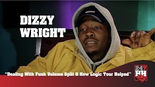 Celebrity Dizzy Wright - Dealing With Funk Volume Split & How Logic Tour Helped (247HH Exclusive) Wealth