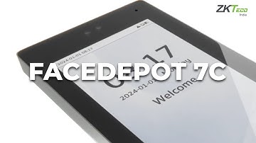 FaceDepot 7C Series - SIP-Ready Multi-Biometric Access Control Terminal with Video Intercom
