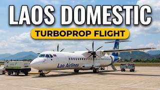 A Domestic Flight in Laos: Vientiane to Luang Prabang