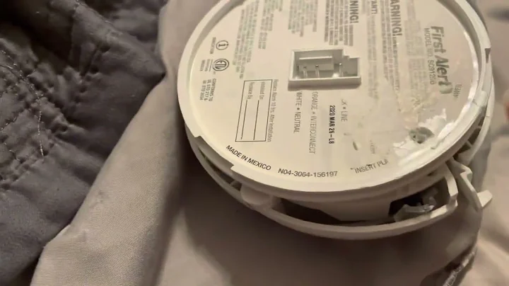 Locked Battery First Alert Alarm Battery Change for SC9120b