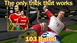 The Only Trick To Get 103 Rated F. Beckenbauer in eFootball 2024 Mobile Pes 2024.