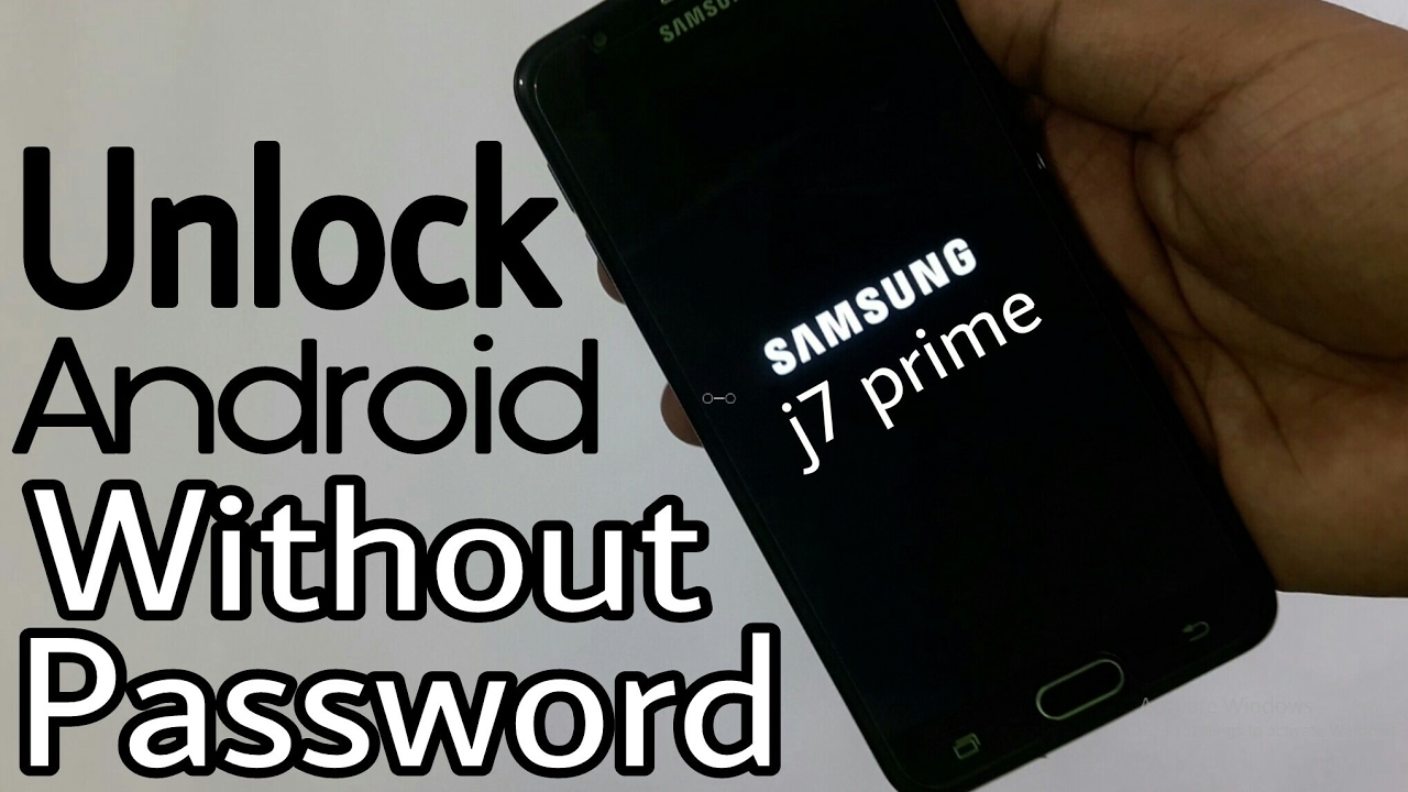 How to unlock mobile phone when forgot password