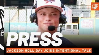 Celebrity Jackson Holliday Joins Intentional Talk | MLB Network | Baltimore Orioles Wealth