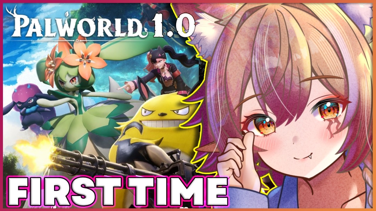 First Time Trying Palworld 🐾 [ Palworld 1.0 / Vylett Moonheart / #vtuber ]