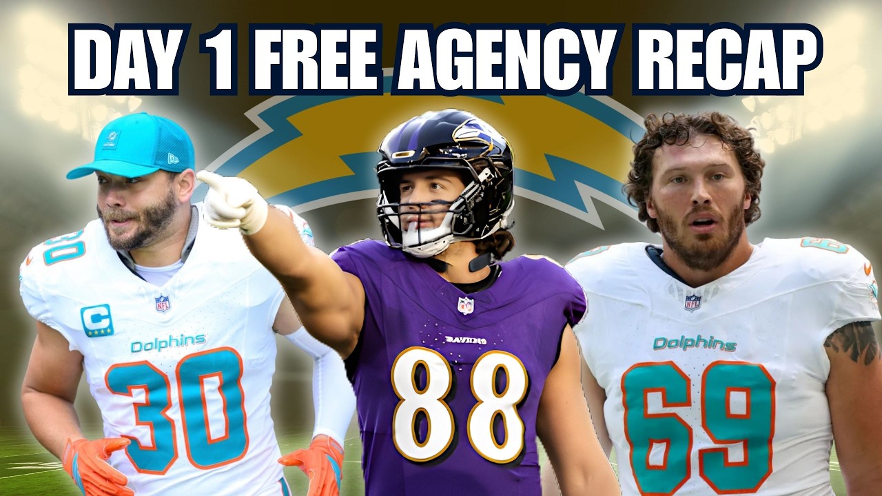Chargers Day 1 Free Agency Recap: Strange, Penning & Kolar Signings | Key Players Leave