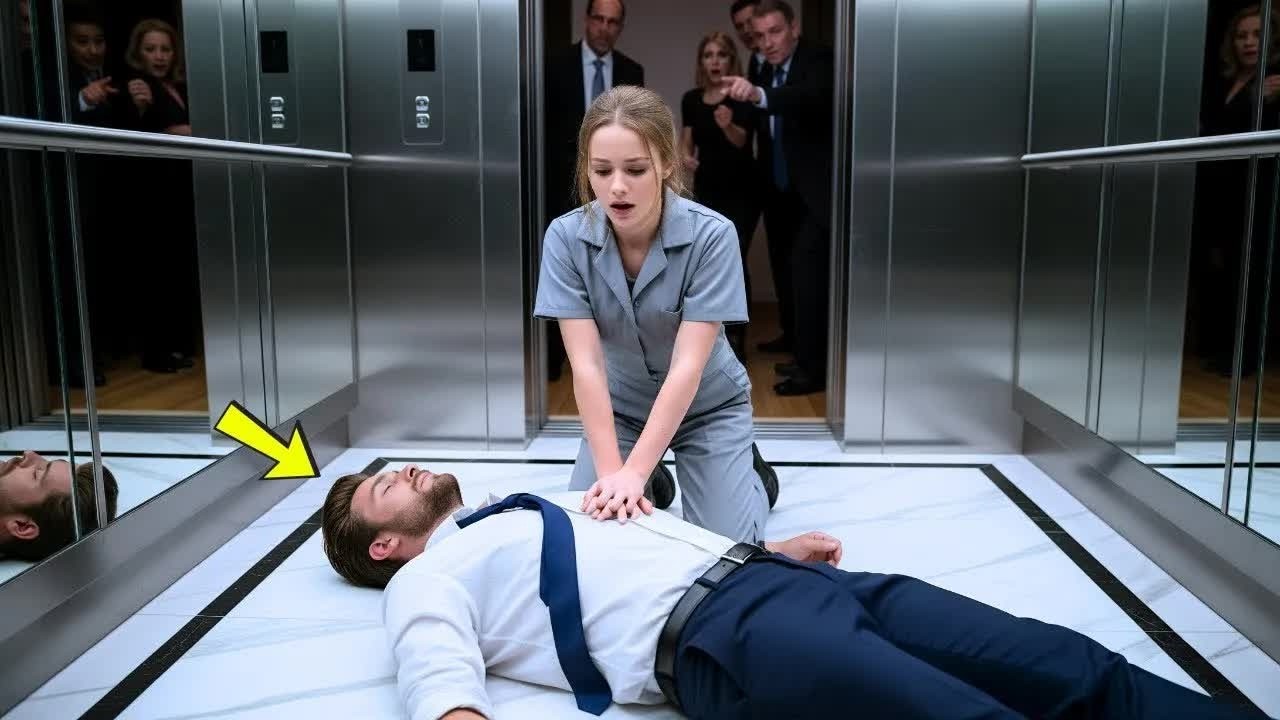 Schüchterne Putzkraft rettet Fremden per CPR – nicht wissend, dass er ihr CEO ist