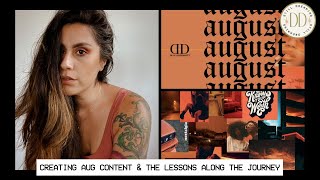 Creating August Content lessons along the journey