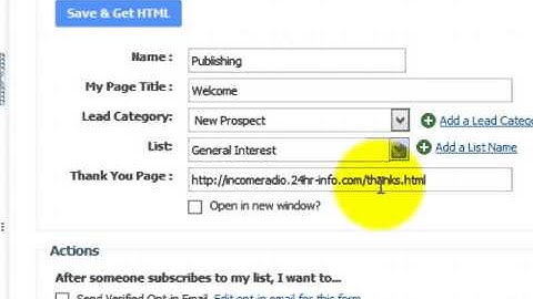 HTML Website Use our sub domain