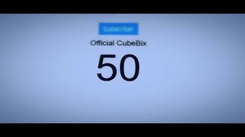 Official CubeBix [50 subs] // by PlexusArtz [Just for fun!] c:
