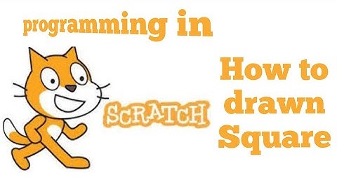 How to drawn square in scratch/programming in scratch/Learn IT
