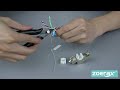 ZoeRax RJ45 CAT8 CAT7 CAT6A Keystone Jack Network Shielded Tool-F