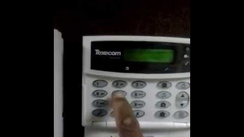 How to reset a Texecom alarm panel