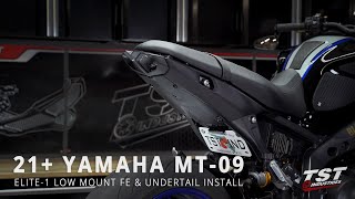 How to install Low Mount Fender Eliminator and Full Undertail for 2021+ MT-09 by TST Industries