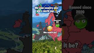 Has your country ever won the World cup? #mapping