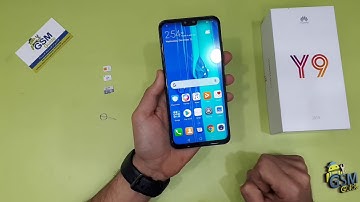 Huawei Y9 2019 First Setup Active Insert nano Sim and Sd card- Gsm Guide