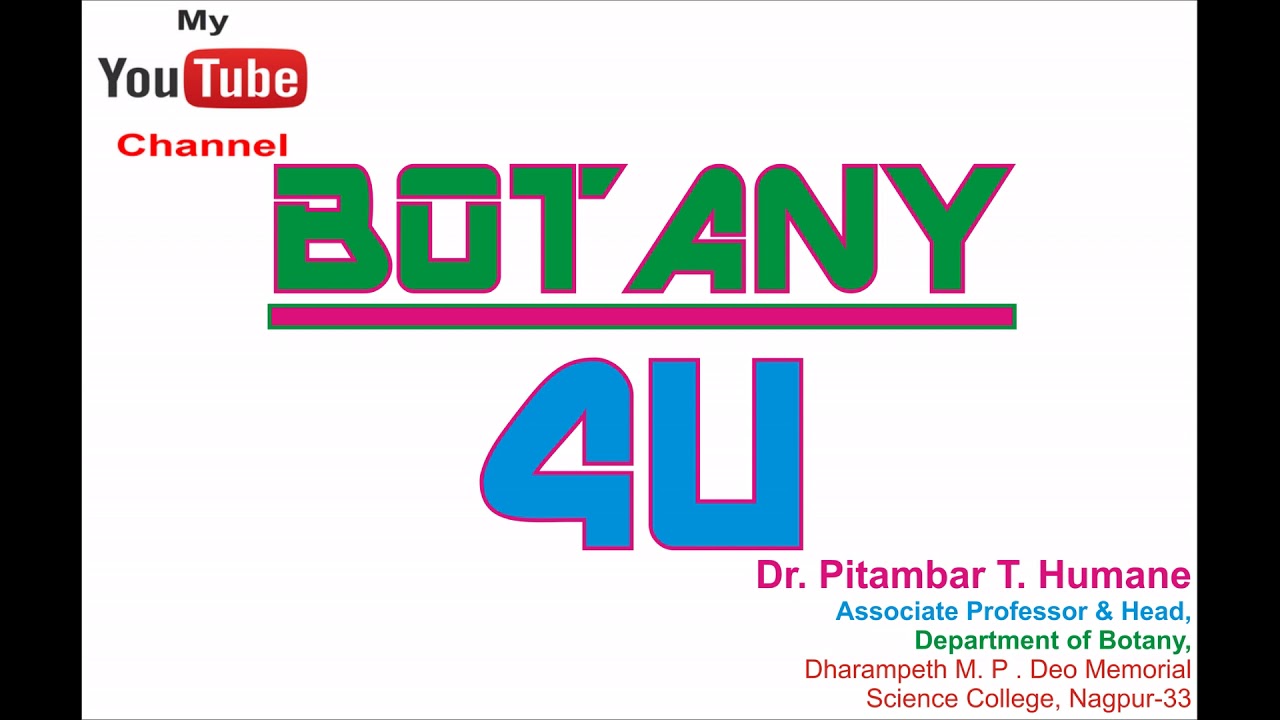 BOTANY 4U | PITAMBAR HUMANE | FOUNDER