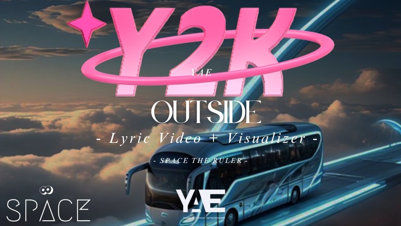 SPACE THE RULER - Outside (Lyric Visualizer)