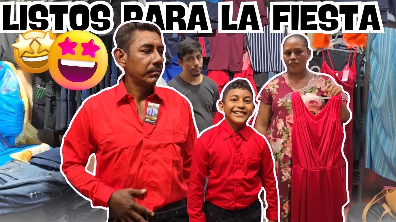 nos llevamos a LA FAMILIA COMPLETA DE COMPRAS TODOS ESTRENARÁN ROPA NUEVA PARA LA FIESTA😱😍🎉