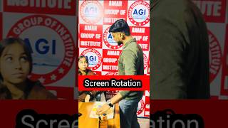 Screen rotate with shortcut key #amarsir
