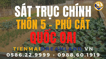 339m2 thôn 5, PHÚ CÁT, QUỐC OAI, HÀ NỘI quá gần trung tâm | ĐẤT NỀN QUỐC OAI | TIẾN MAI DREALAND