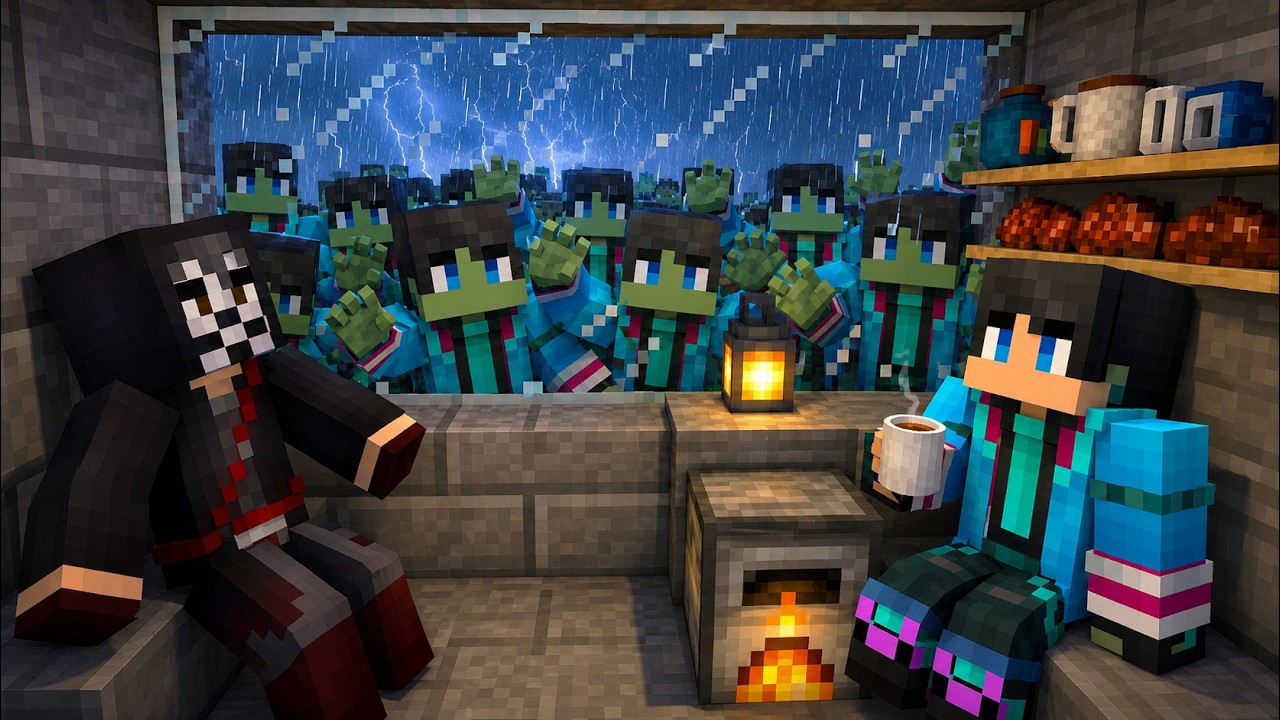 1000体のすまないゾンビがいる世界で100日間生き残る【 マイクラ / マインクラフト 】