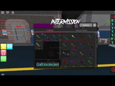 How To Craft Ice Ancient In Roblox Assassin Youtube - roblox assassin crafting