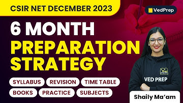 6 Month Preparation Strategy | CSIR NET Dec 2023 | Syllabus, Practice | VedPrep Biology Academy