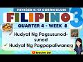 Filipino 3 Quarter 4 Week 8 - Hudyat Ng Pagsusunod-sunod, Hudyat Ng Pagpapaliwanag
