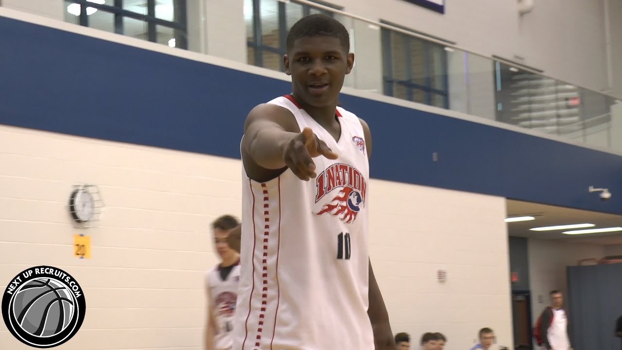 Rog Stein punches two HUGE Dunks in Spiece Run-N-Slam - 2016 Kalamazoo Central Athletic Forward