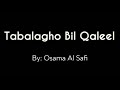 Tabalagh Bil Qaleel | تبلغ بالقليل | Arabic Nasheed | English Subtitles | Mp3 Song