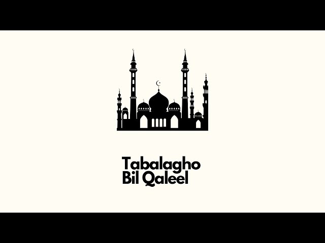 Tabalagh Bil Qaleel | تبلغ بالقليل | Arabic Nasheed | English Subtitles | class=