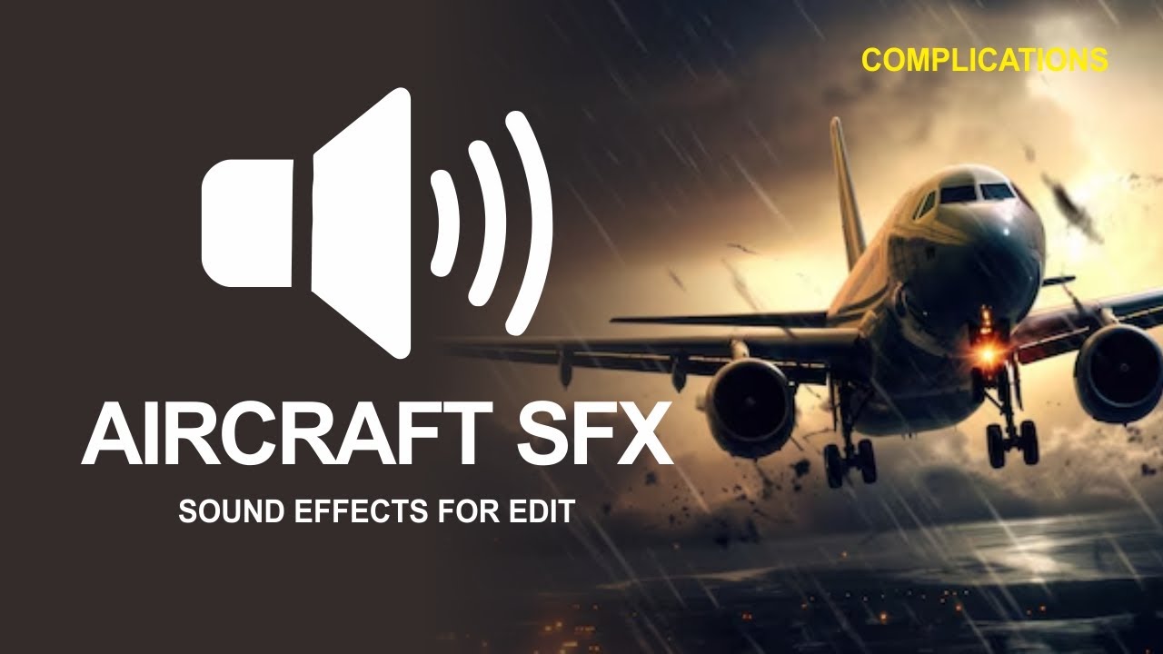Aircraft Sound Effects for edits SOUND EFFECT PESAWAT YouTube