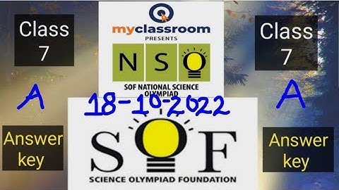 NSO Class 7(Part-2) | Science Olympiad answer🗝️ #olympiads #sof #nso #class7 #class7th #cbse #igko