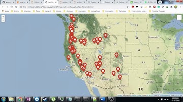 World Map with Python using Folium module