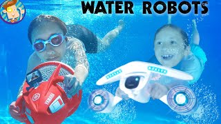 Robots In Water Deep Sea Diving At Home Fv Family Vlog