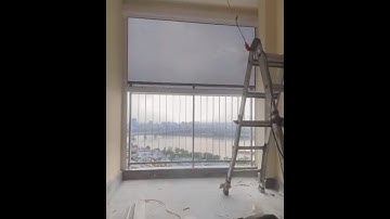CHENANG.VN 0988 246546 Hệ rèm cuốn tự động cao cấp Zipper Blinds che nắng, mưa gió ban công chung cư