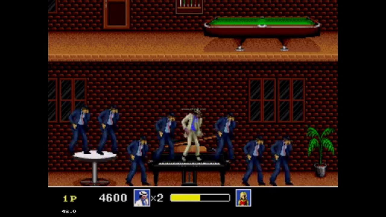 Gameplay Michael Jackson's Moonwalker Mega drive YouTube