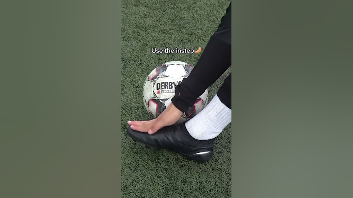 How to shoot with power in football