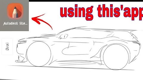How to sketch a car design in Android app.. (But How) it