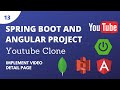 Spring Boot Angular Full Stack Project - Youtube Clone - Part 13