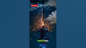 Does Lightning 🌩 Really Never Strike the Same Place Twice? #science #thunderstorm #physics #shorts