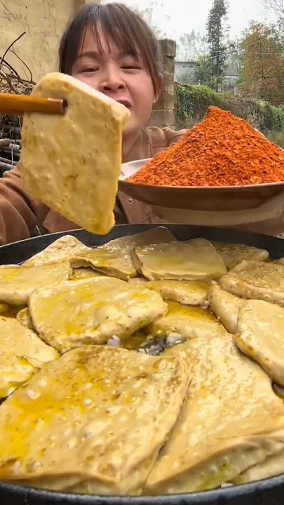 mukbang hahu hoheng langsung dari wajan #tiktok #mukbang #chinese