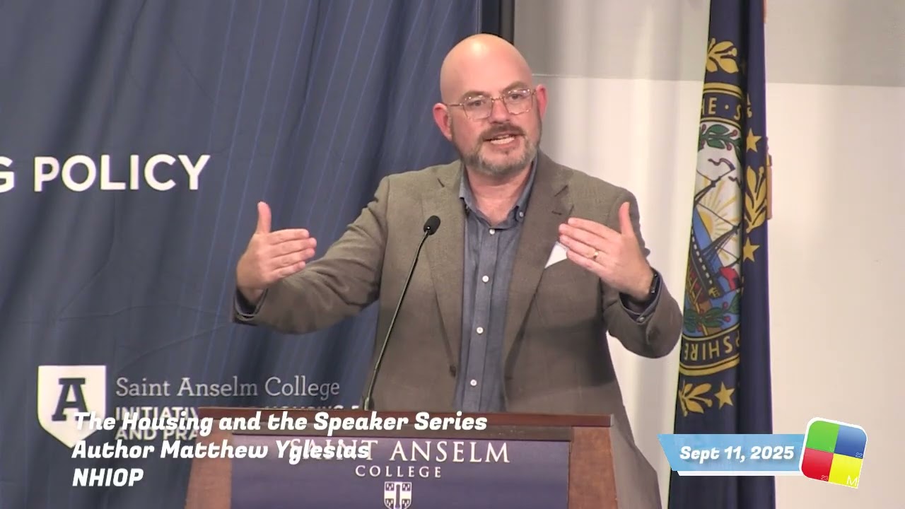 NHIOP - The Housing and the Economy Speaker Series with author Matthew Yglesias, 9/11/25