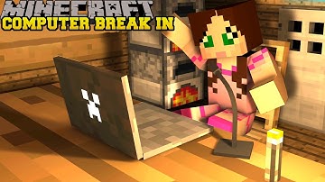 Minecraft: BREAKING INTO A COMPUTER - CRACK THE SAFE - Custom Map [1]