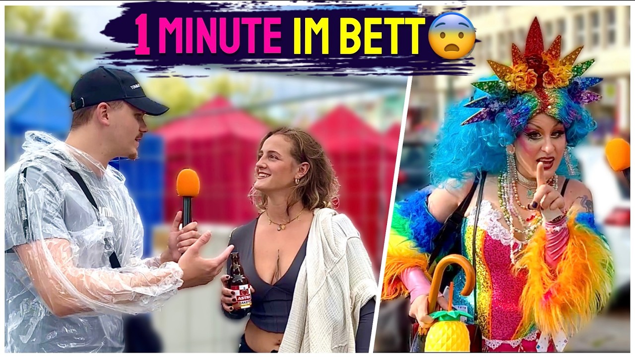 SCHLUCKEN oder SPUCKEN⁉️😳 Straßenumfrage CSD Hamburg 2025🏳️‍🌈