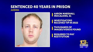 Aurora man sentenced to prison for child sex abuse material; One victim was an infant
